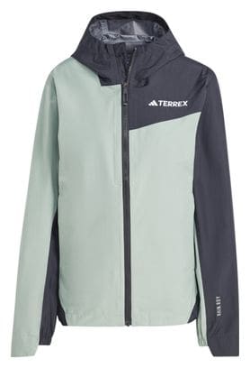 Veste imperméable adidas Terrex 2 5 couches Multi Rain.Rdy Vert Noir Femme
