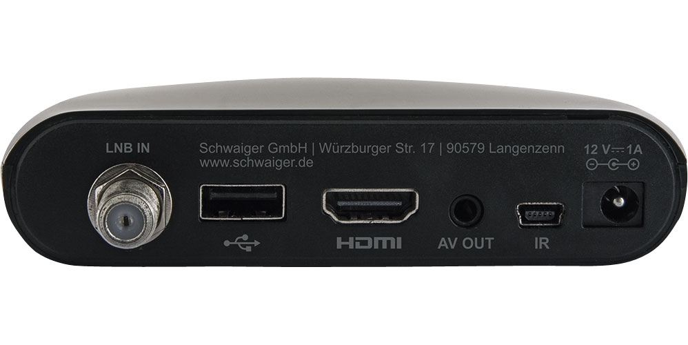 Schwaiger Free to Air Full HD Satellitenreceiver