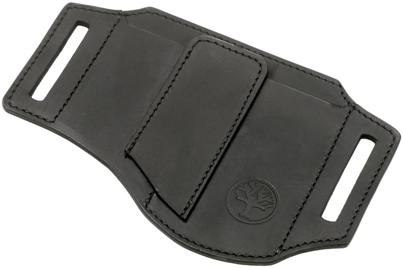 Böker ED-Three Black 09BO295 lederen holster, zwart