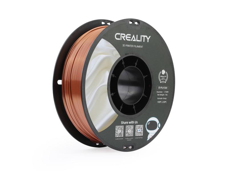 Creality Filament PLA, Silk Kupfer, 1.75 mm, 1 kg 1.75 mm PLA Filament für 3D Drucker