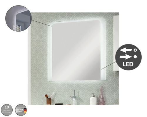 LED badkamerspiegelelement FACKELMANN Milano 55x80 cm 11,8 W