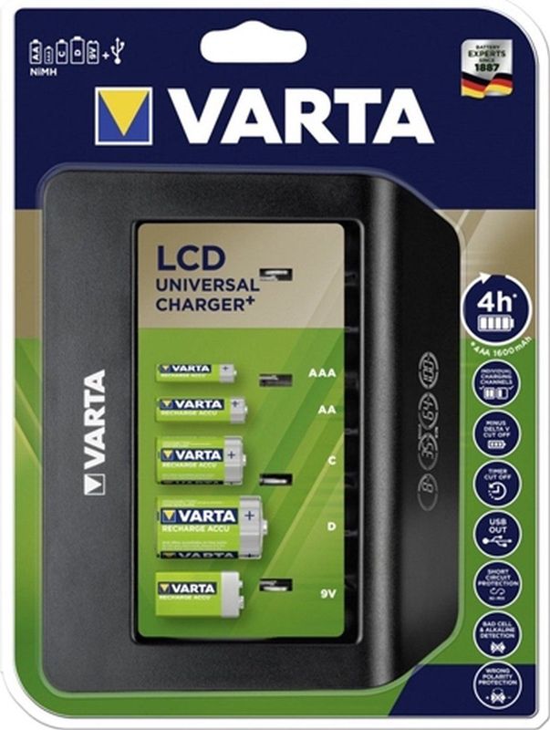 Varta LCD Universal Battery Charger +