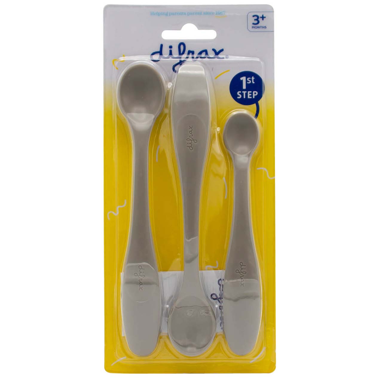 Difrax lepelset 3 stuks - babylepels - Prénatal