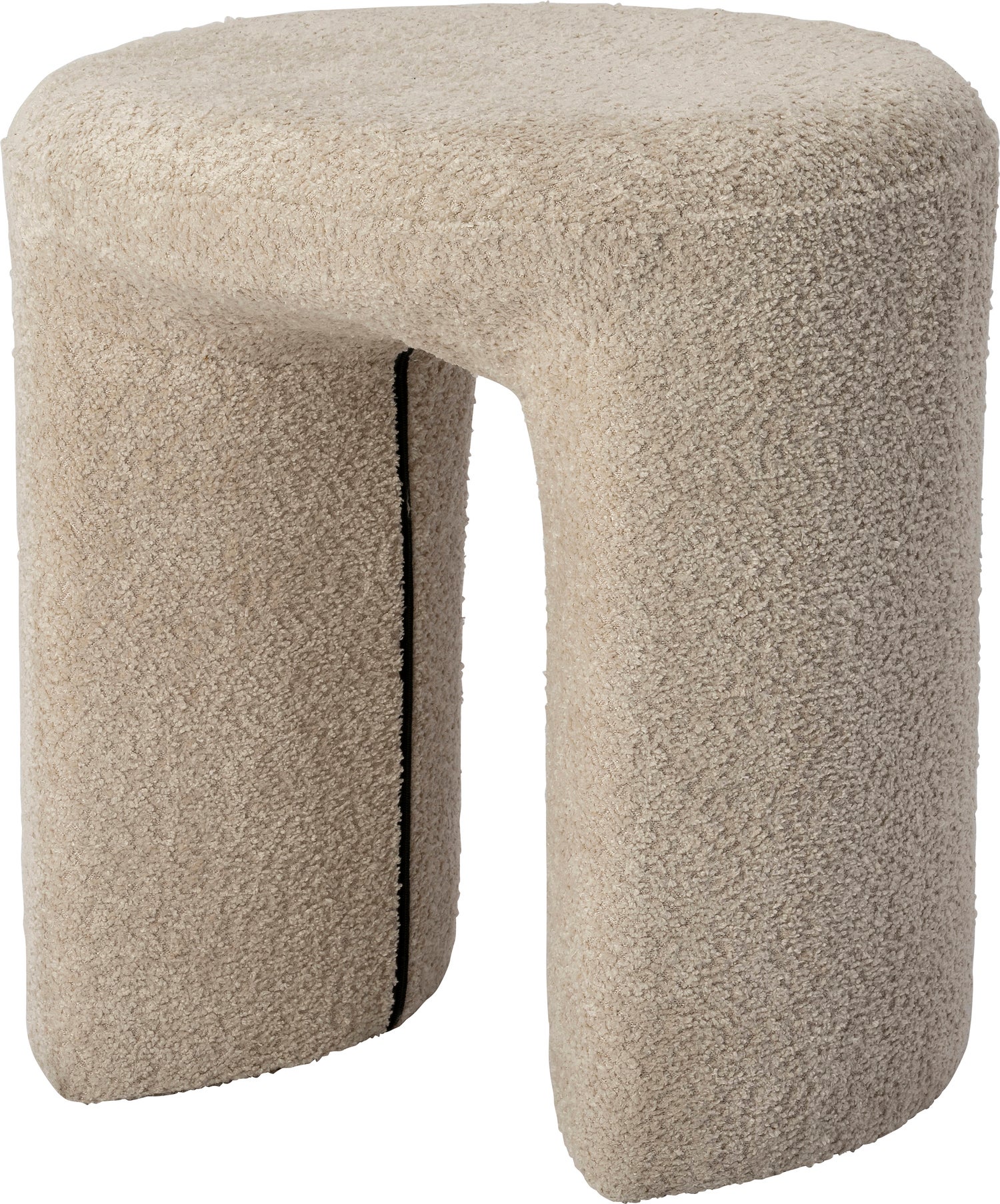 Intratuin poef Fred beige 45 x 45 x 46,5 cm