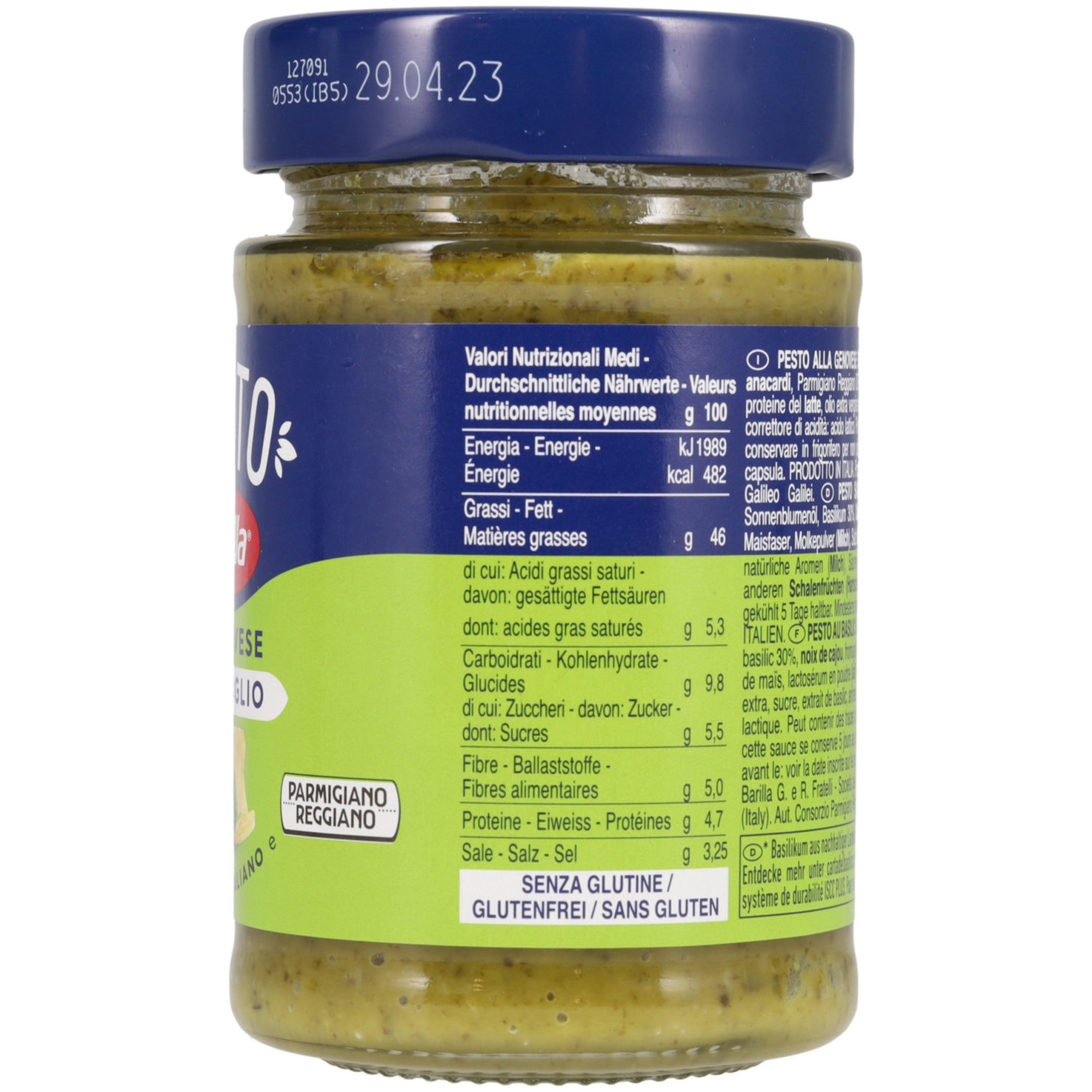 Barilla Pesto Genovese Senza Aglio