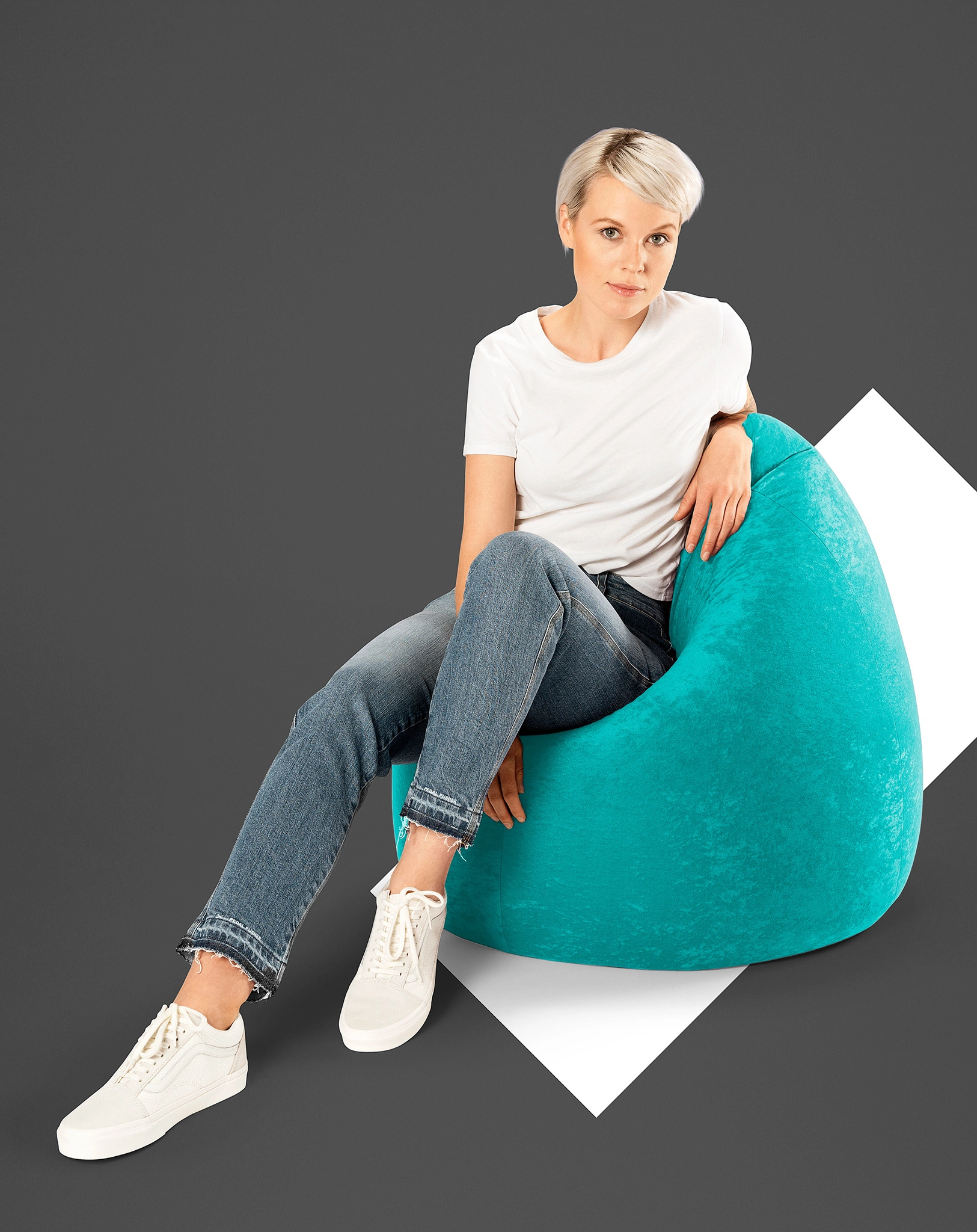 Sitzsack BeanBag EASY XL (Farbe: smaragd)