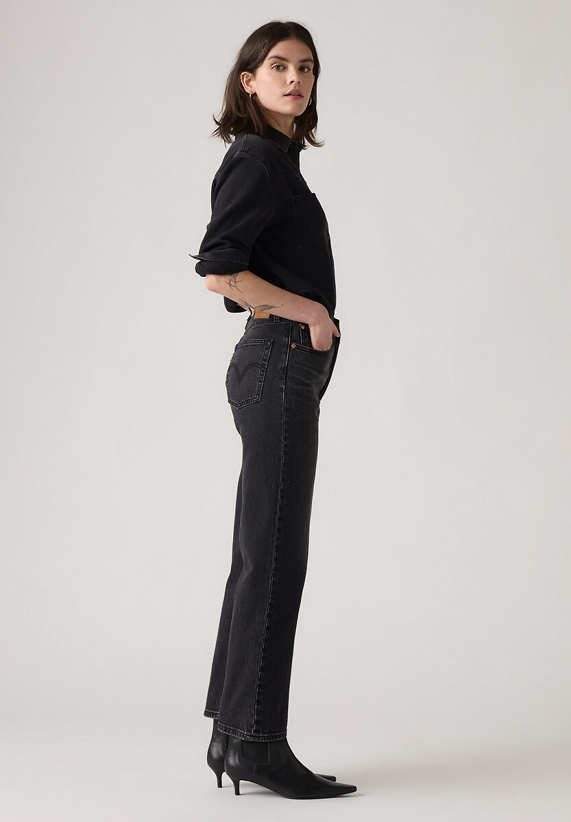 Calça jeans Levi's Ribcage reta até o tornozelo