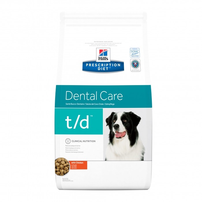 HILL'S Prescription Diet t/d Dental Care au Poulet - Croquettes pour chien