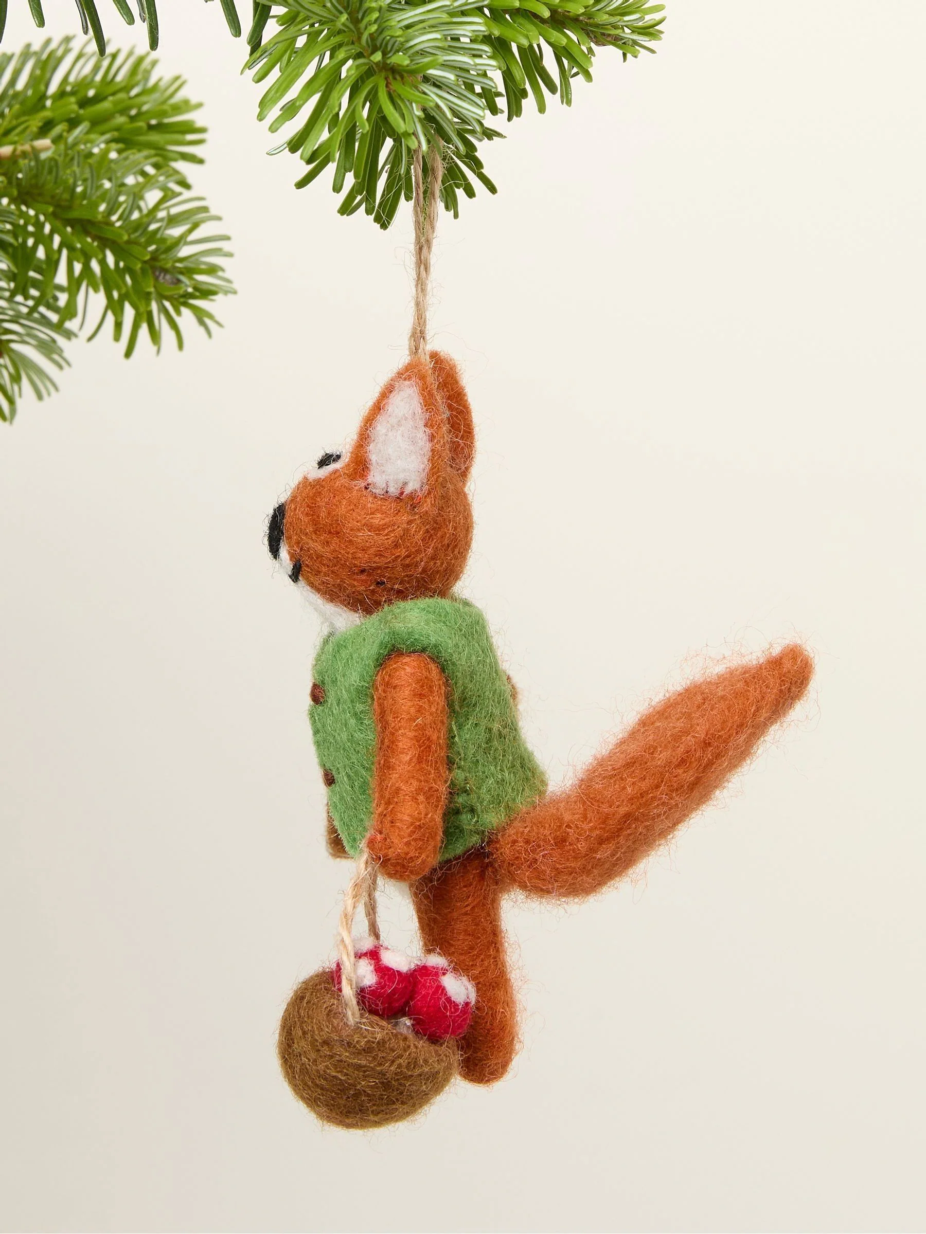 FatFace Woodland Squirrel Felt Decoration