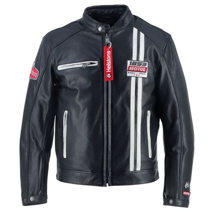 Blouson Helstons BOXER MOTUL CUIR - Noir