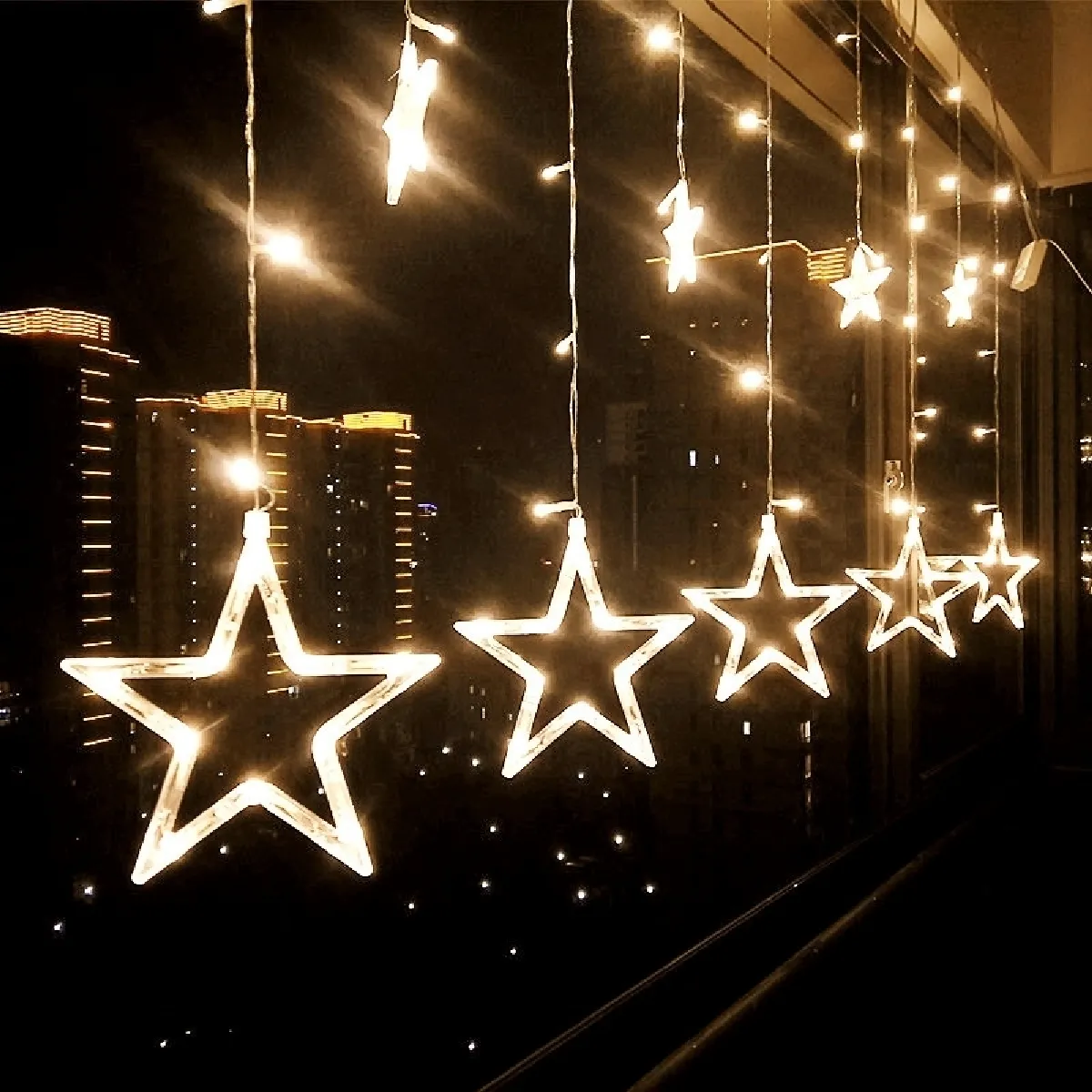 Wewoo Guirlande LED Star Light Blanc Chaud