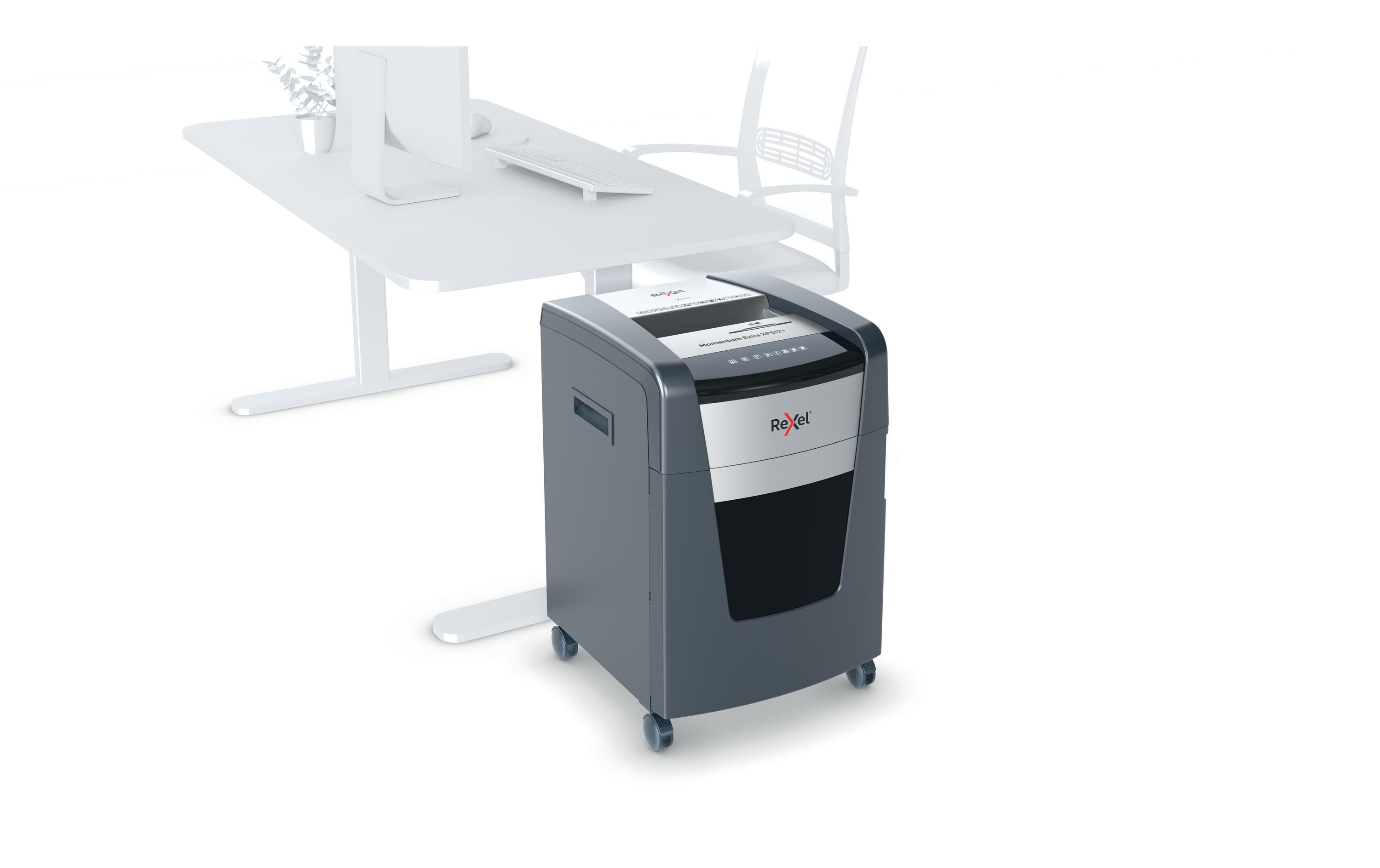 Aktenvernichter Momentum Extra XP512+ P-5, 12 Seiten<br>Manueller Aktenvernichter für die sichere und schnelle Vernichtung vertraulicher Unterlagen