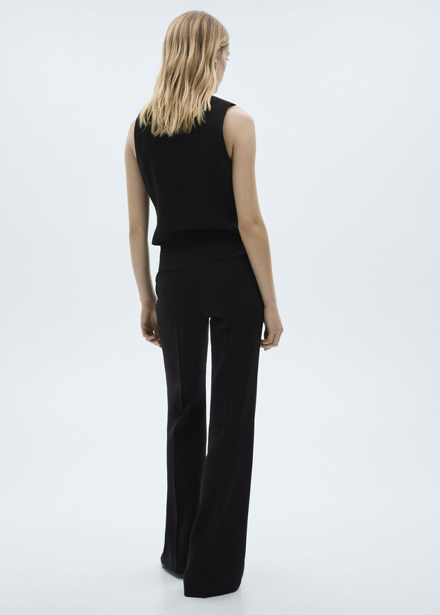 MANGO WAISTCOAT. -- IGUANA Black