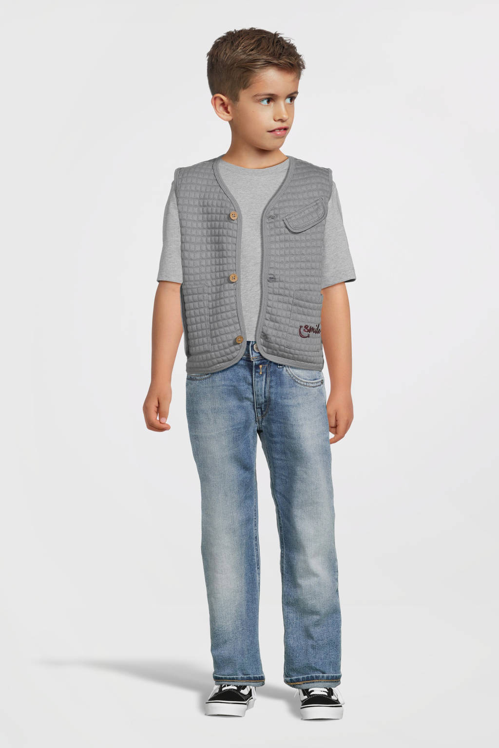 Your Wishes gilet grijs