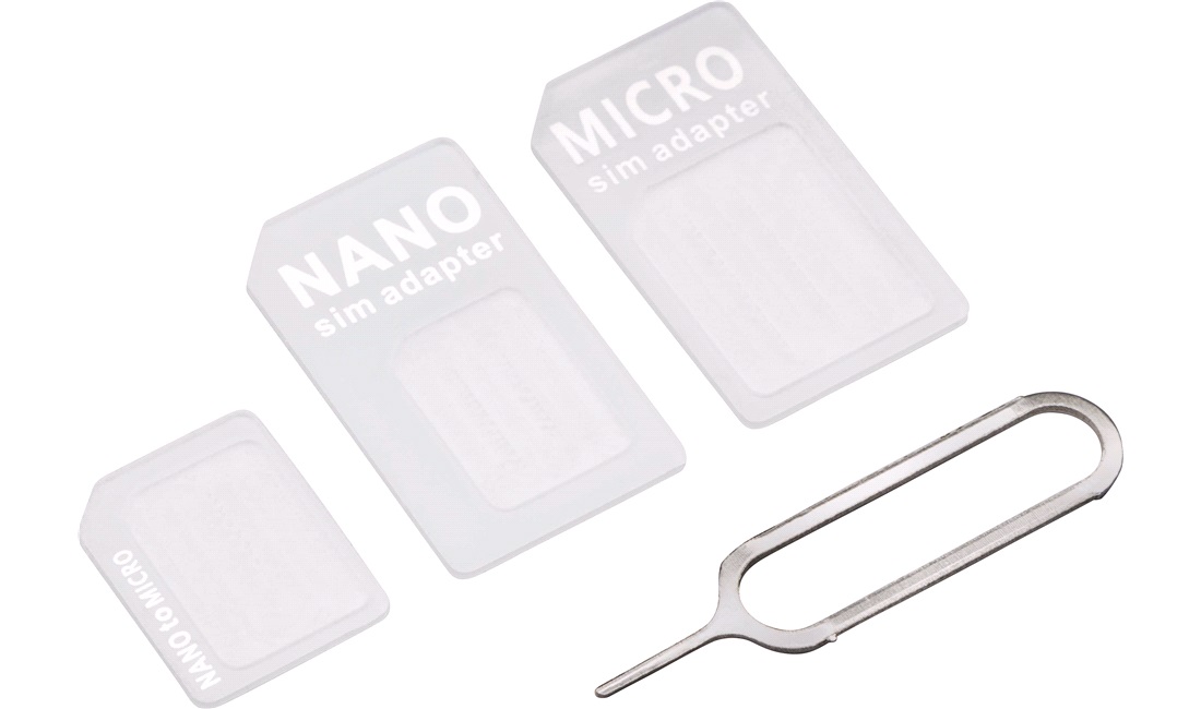 Simkortadapter 3-i-1 Nano-Micro-Sim