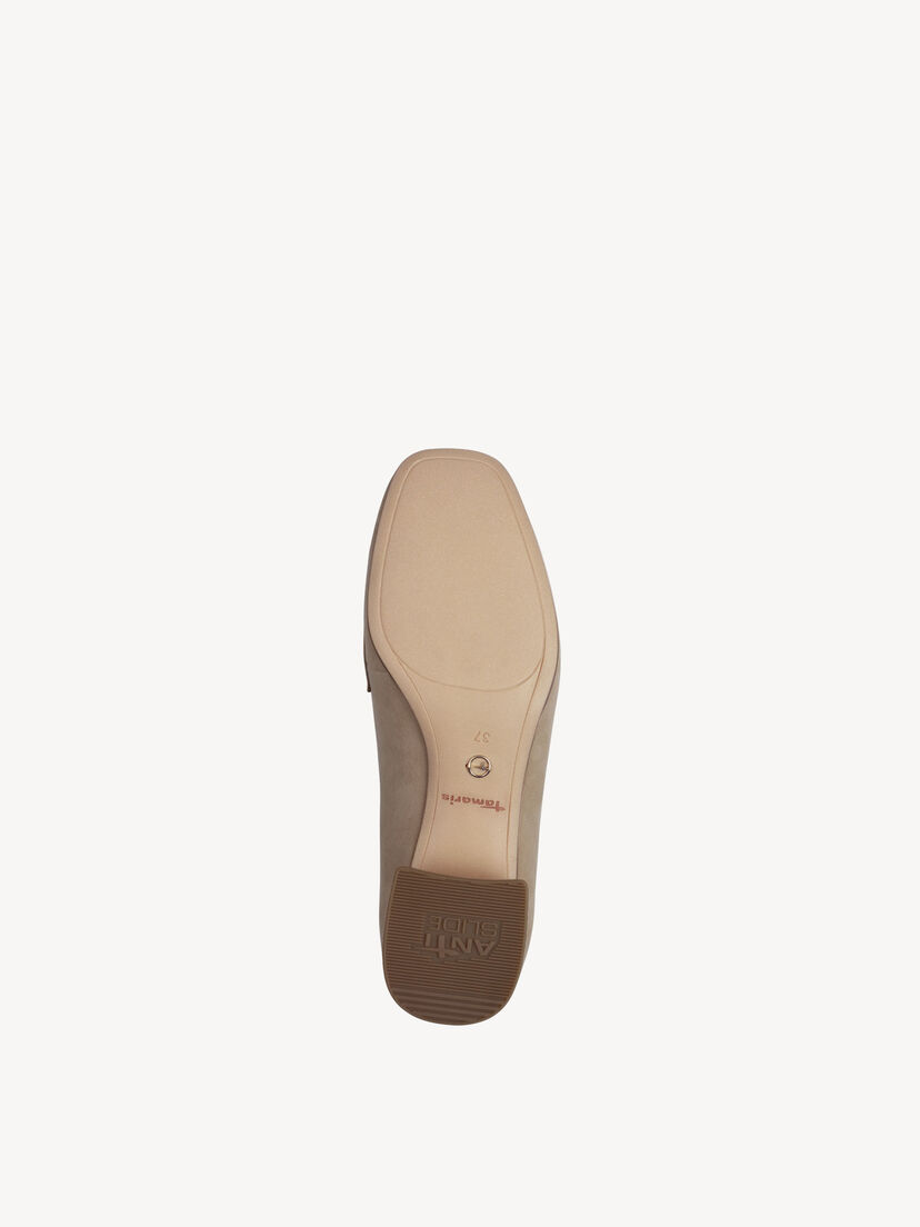 Leren Trotteur - beige