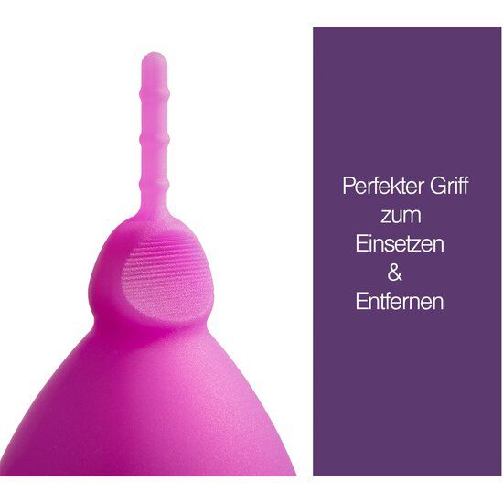 Lumunu Menstruationskörbchen MOSKITO Purple (A)