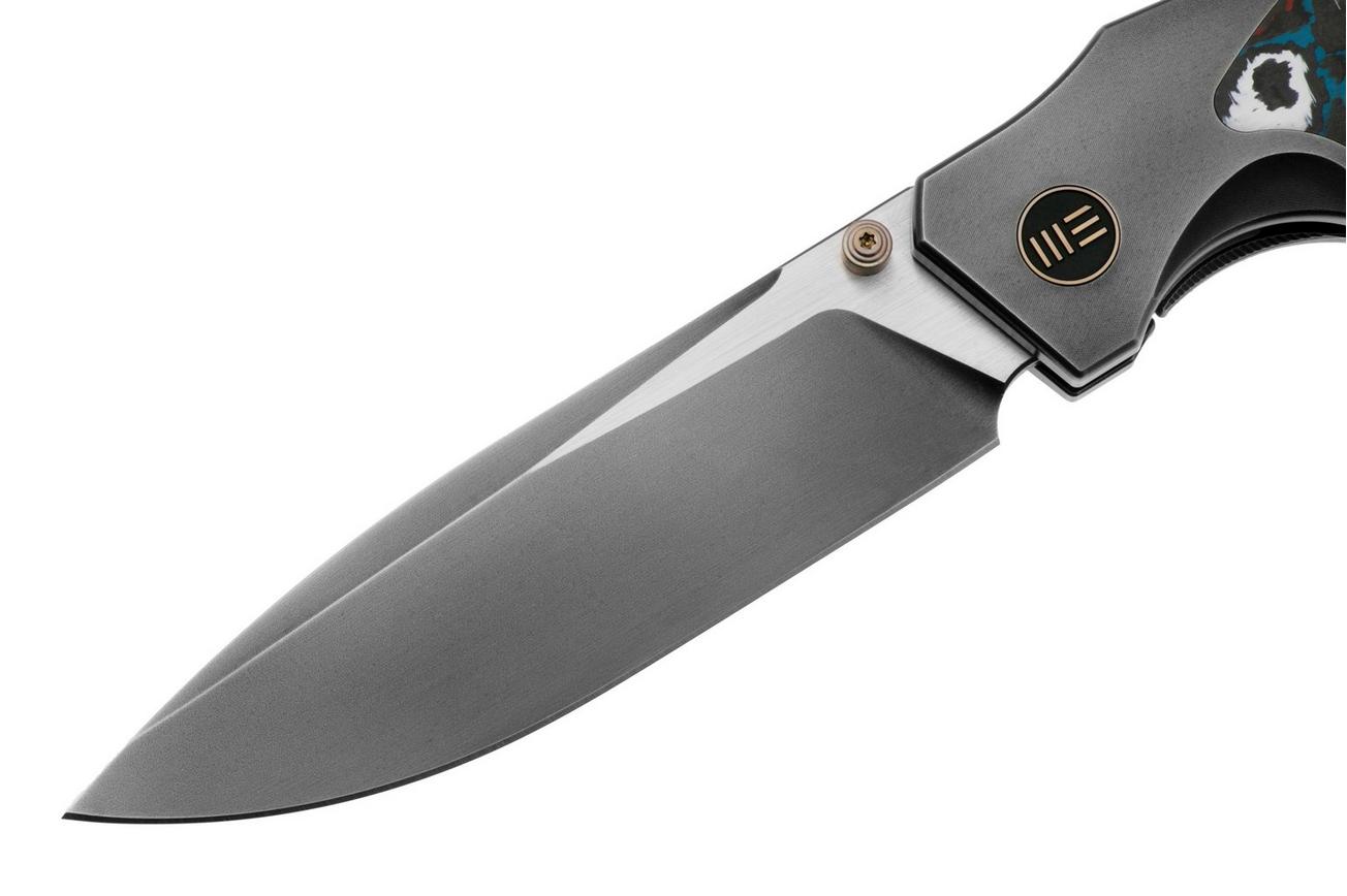 WE Knife Guthrie WE23072B-3 Grey Titanium, Nebula Fat Carbon Inlay, zakmes, Jason Guthrie Design