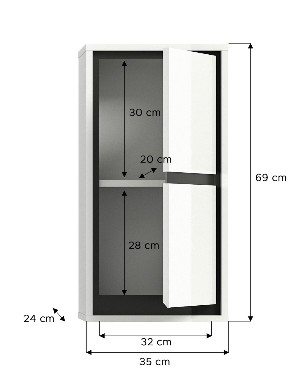 MID.YOU Hängeschrank JARU