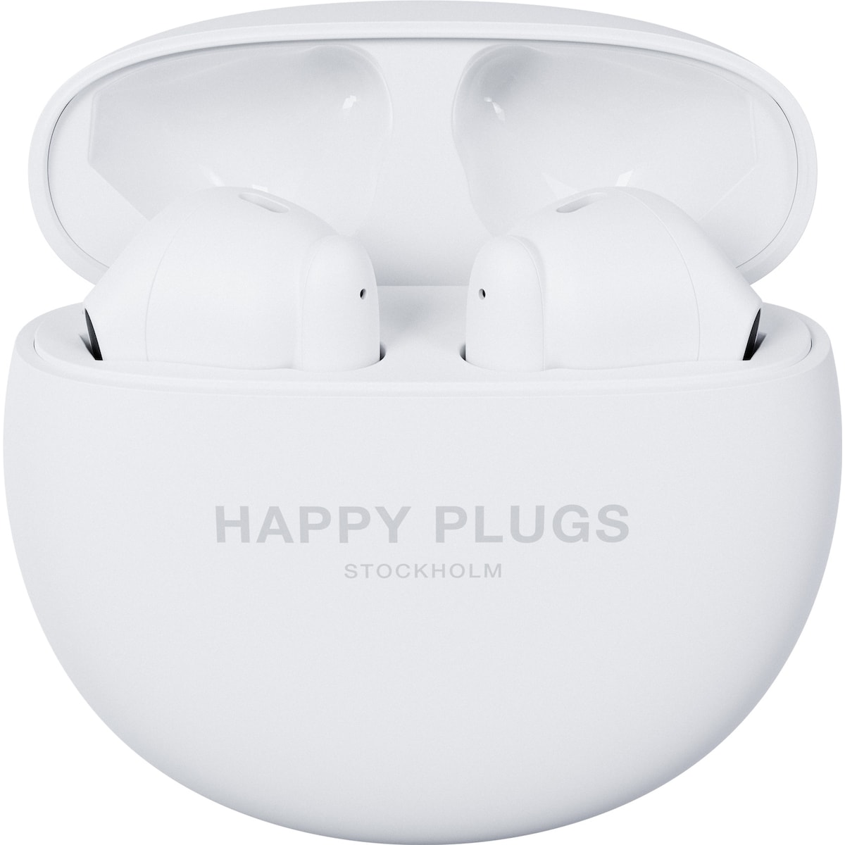 Happy Plugs Joy Lite helt trådløse in-ear hodetelefoner (hvit)