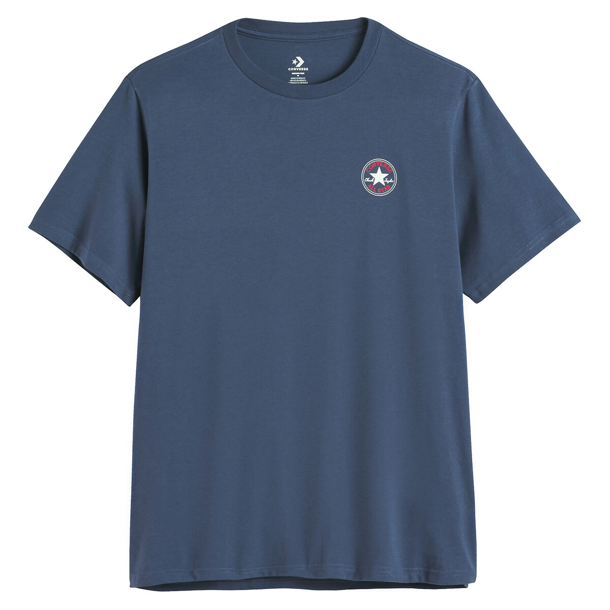 CONVERSE<br>Camiseta de manga curta, logo pequeno, patch Chuck