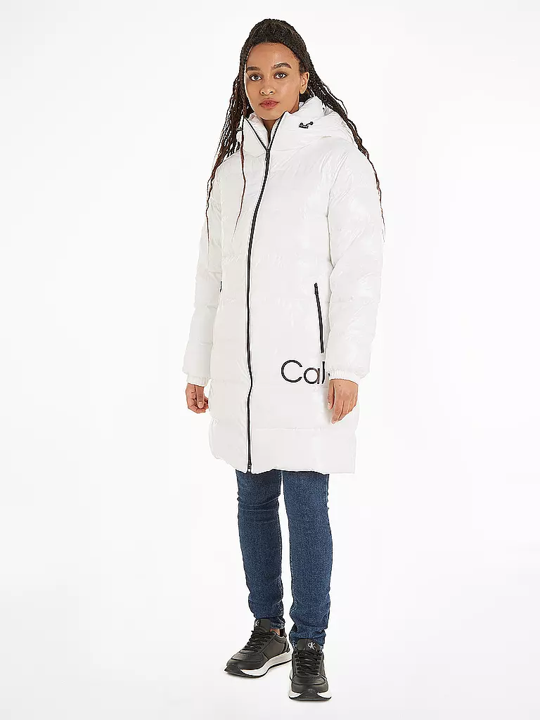 CALVIN KLEIN JEANS Steppmantel weiss