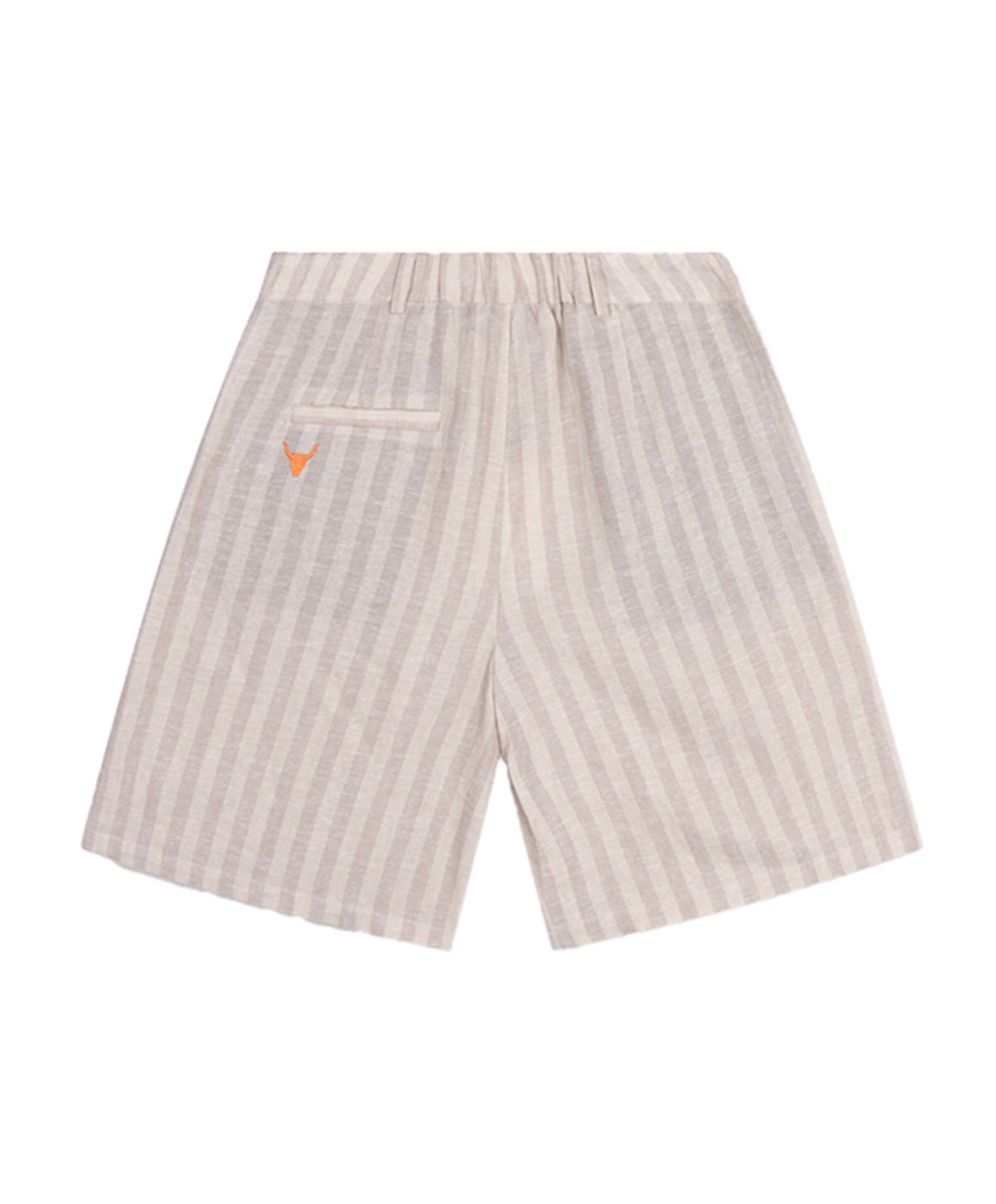 Alix The Label STRIPED BERMUDA SHORTS dames korte broek beige