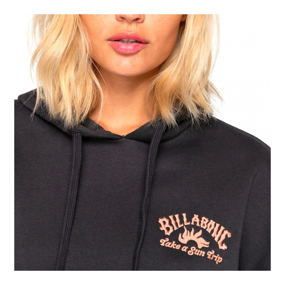 Billabong BORN ON THE BEACH - Sweat Femme off black