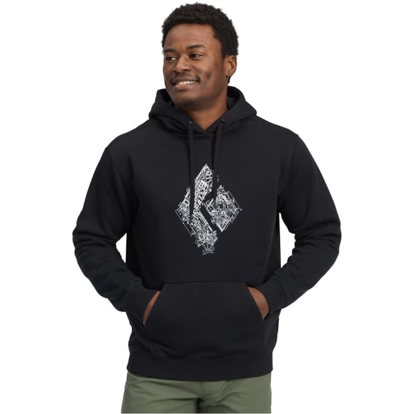 Sweat escalade BLACK DIAMOND ENGINEERED DIAMOND PO HOODY BLACK