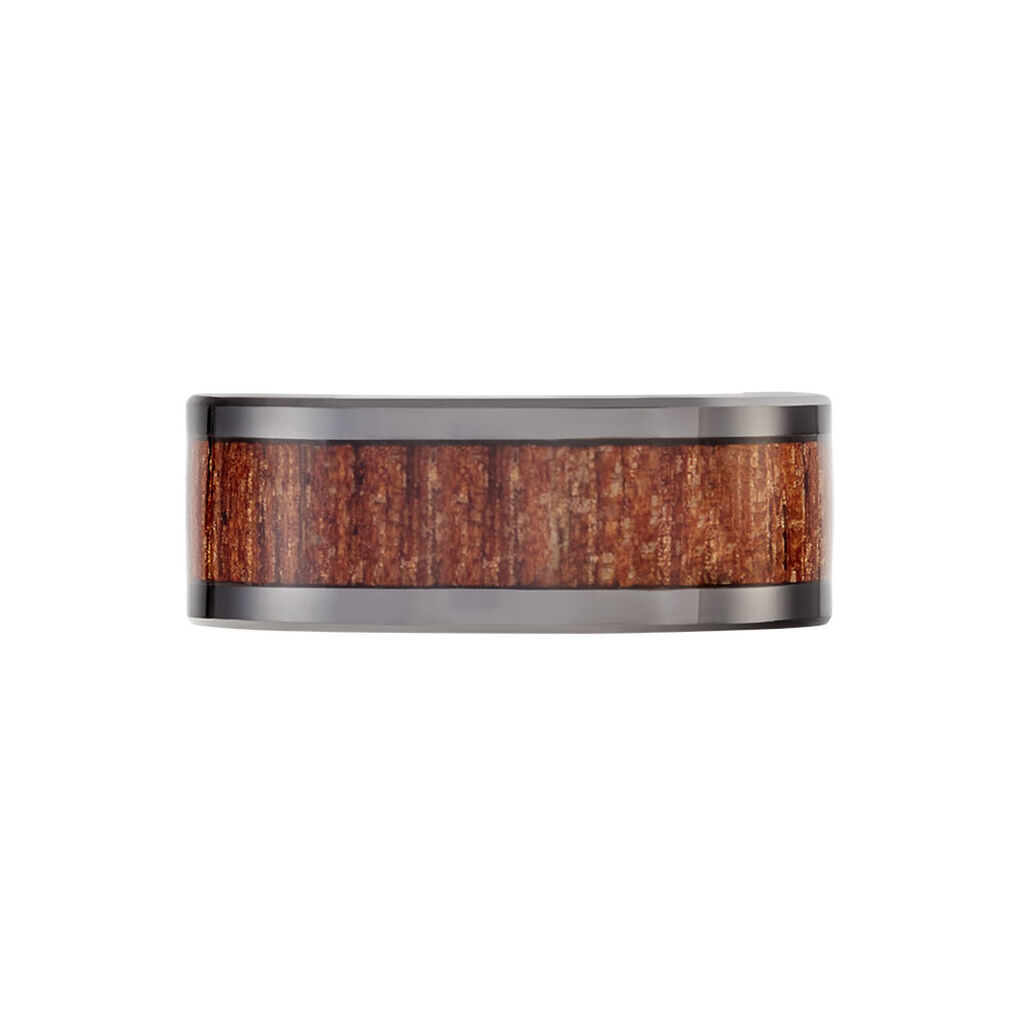 Bague Acier Noir Jakub