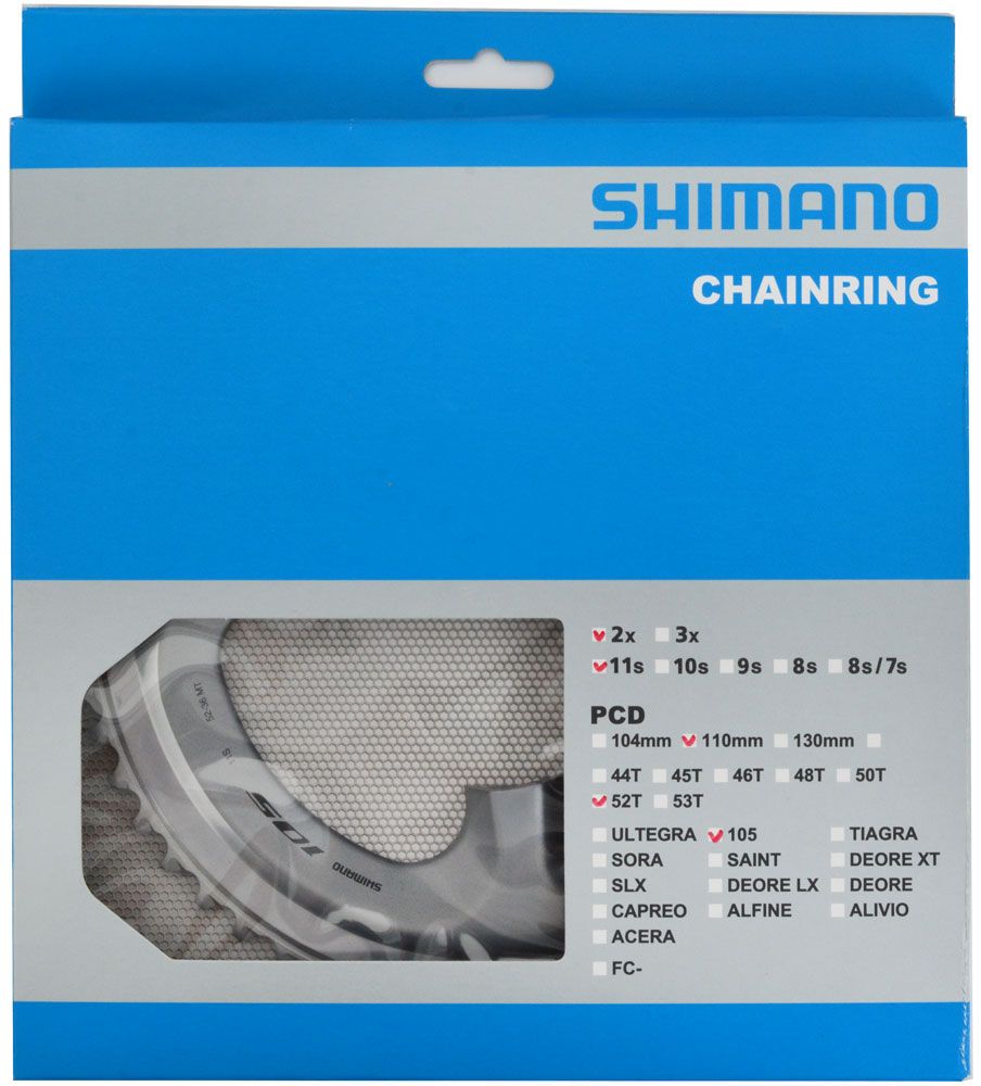 Shimano Kettenblatt für FC-R7000 52/36 Zähne kaufen | Bike-Discount
