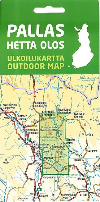 KARTTAKESKUS - PALLAS HETTA OLOS 1 50 000