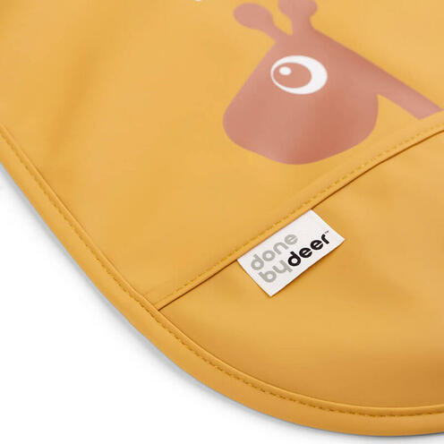 Lot de 2 Bavoirs Velcro RAFFI Moutarde - DONE BY DEER