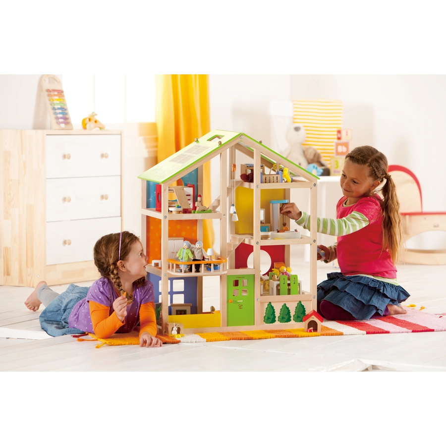 Hape Vier-Jahreszeiten-Haus, möbliert 35tlg.