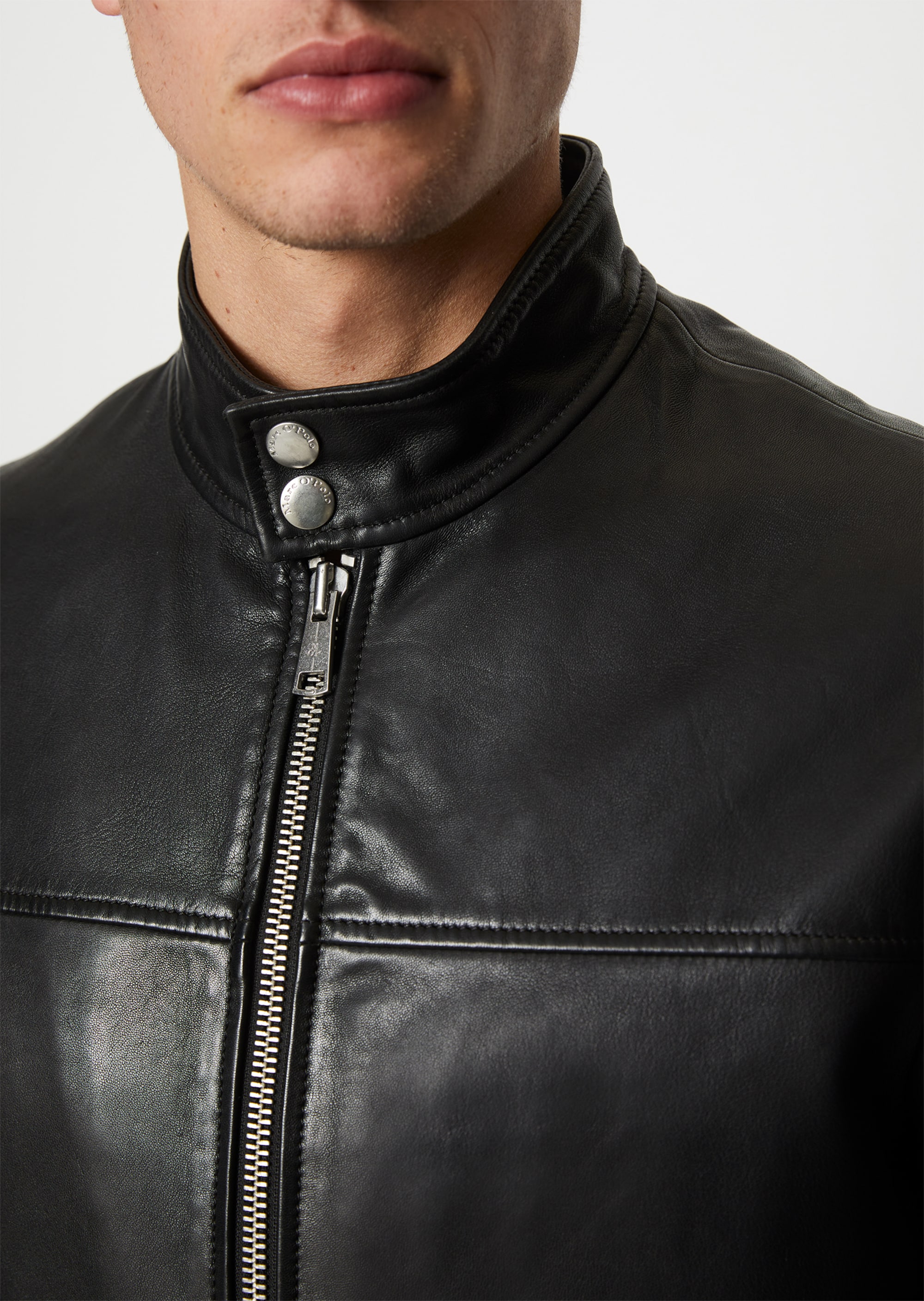Lederjacke regular aus weichem Lammleder