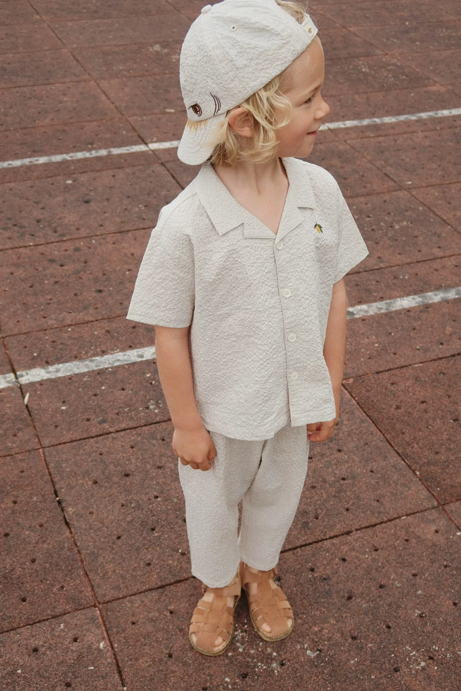 Elliot bukser - quarry stripe - 12M