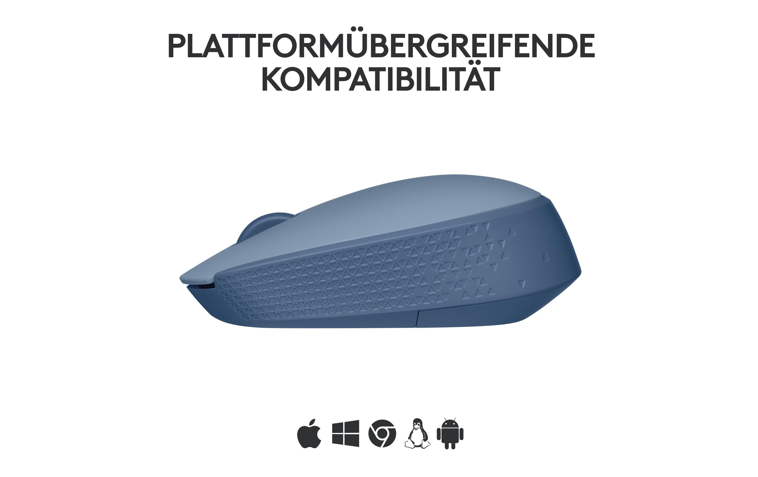Mobile Maus M171 , kabellosKleine Wireless-Maus für Links- & Rechtshänder mit bis zu 12 Monaten Batterielaufzeit