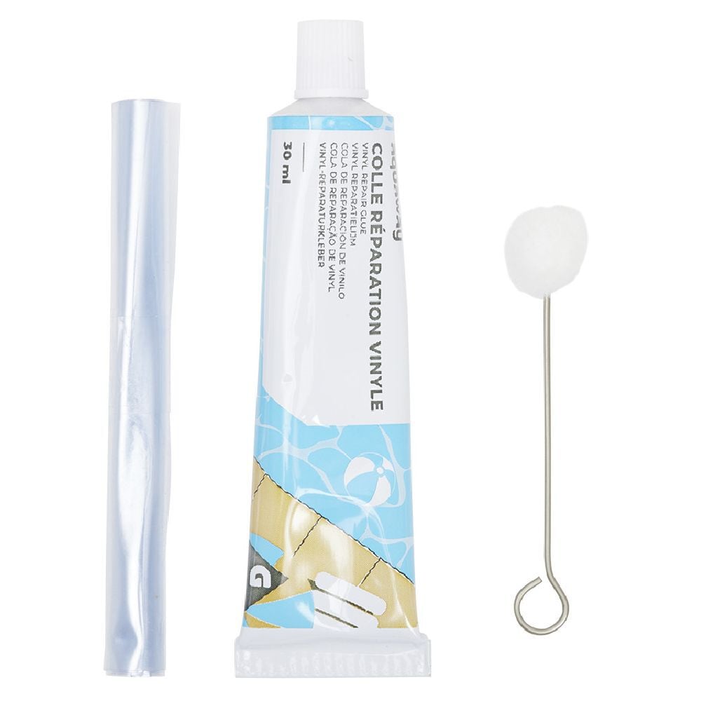 Kit réparation piscine liner colle et patchs