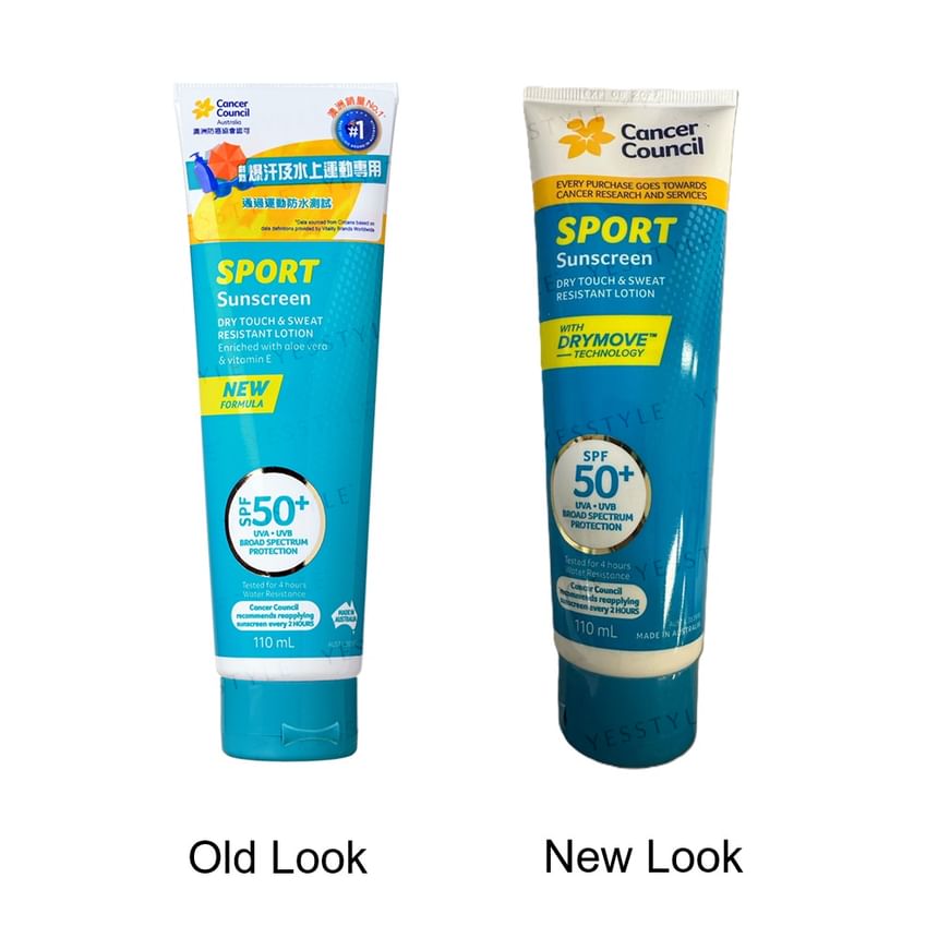 Kankerraad - Sportzonnebrandcrème, droge aanraking en zweetbestendige lotion SPF 50+