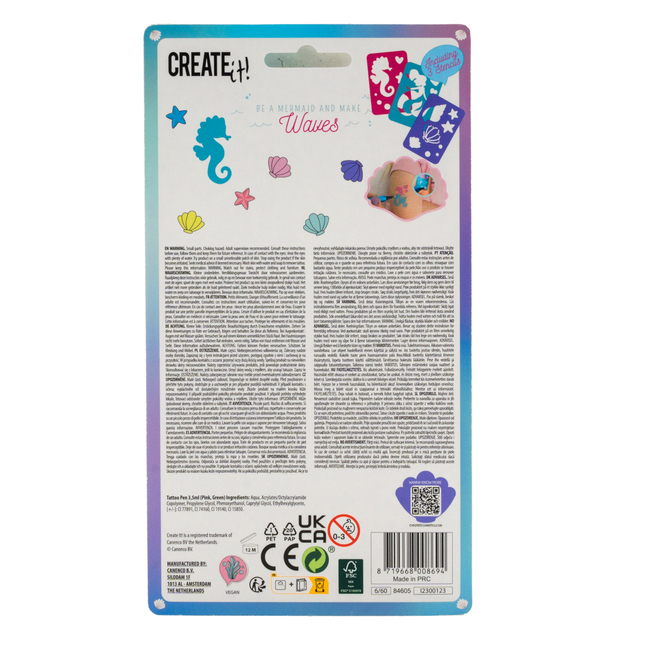 CREATE it! - Mermaid - Bodymarker mit Schablonen