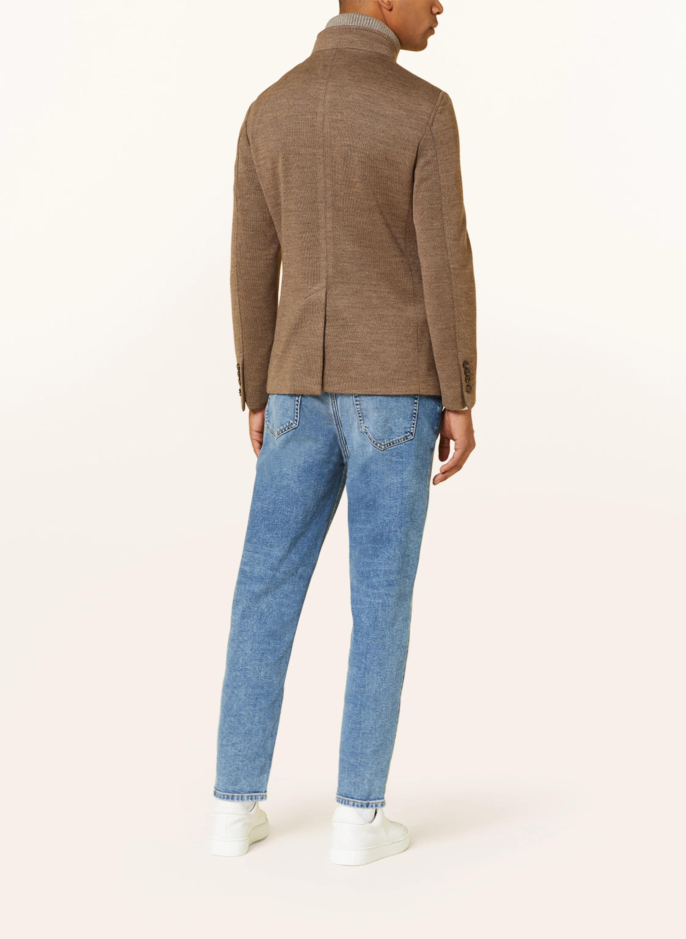 JOOP! Stricksakko HECTAR Slim Fit mit abnehmbarer Blende