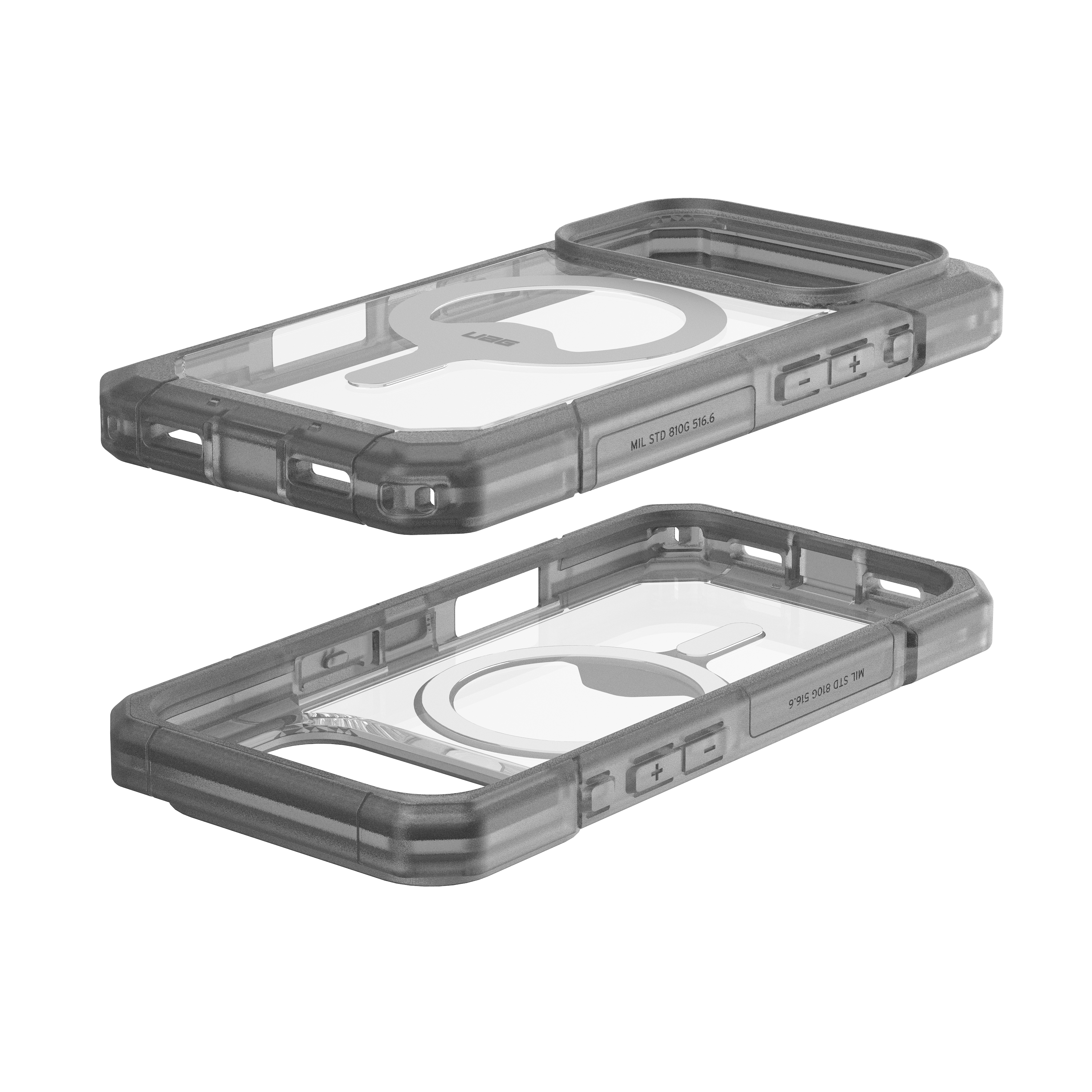 iPhone 17 Pro MagSafe Schutzhülle Trooper (114521114G31) - Ash (Transparent / Schwarz)