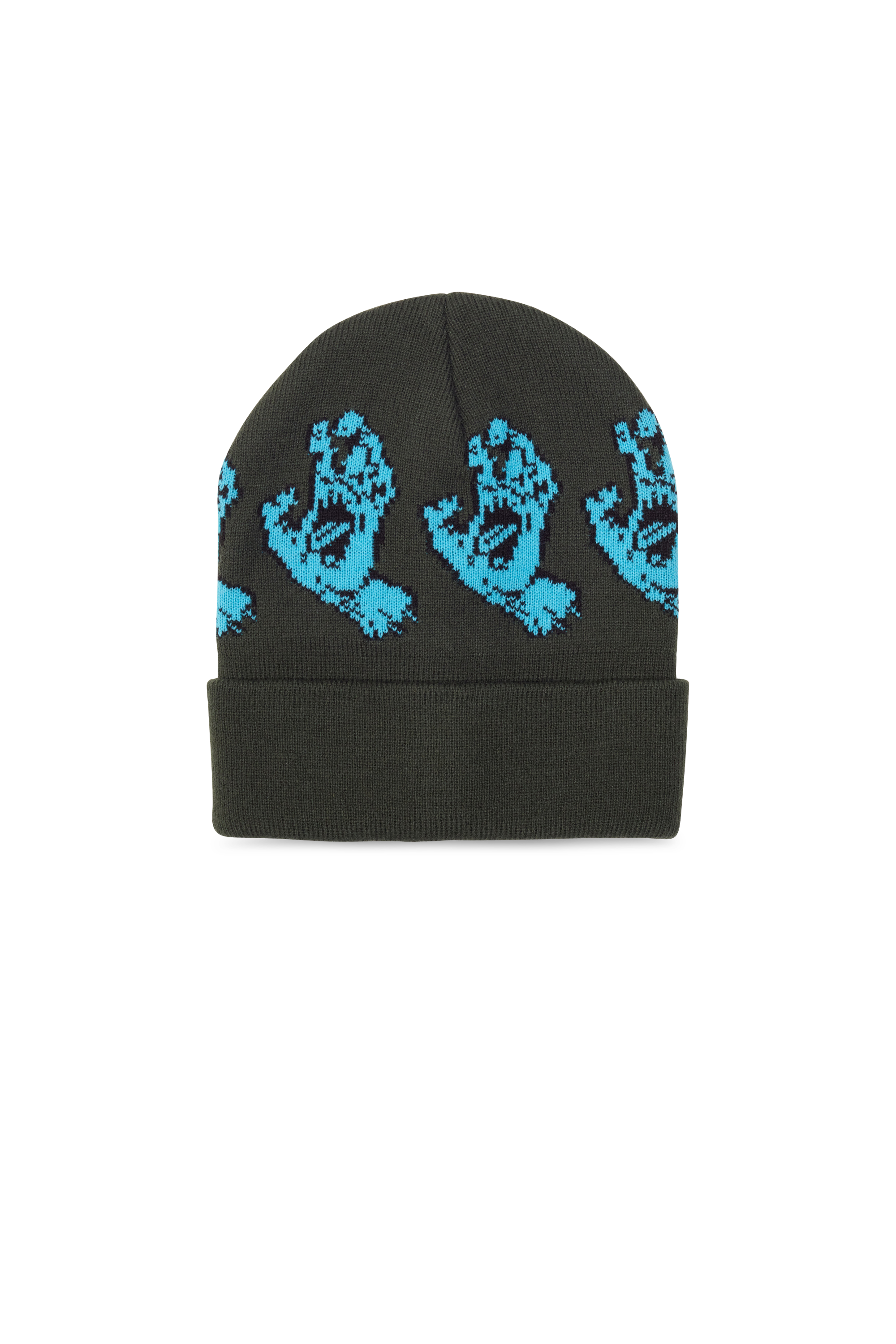 SANTA CRUZ Bonnet Screaming Line Up Beanie Vert
