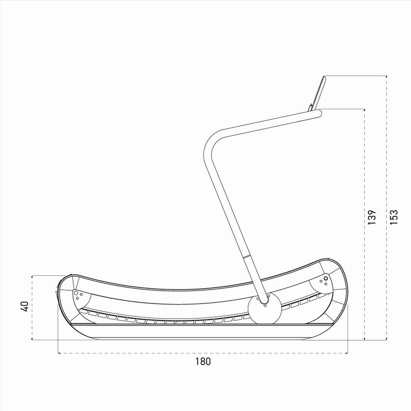 NOHrD - Sprintbok - Loopband - Donkerrood - Essenhout
