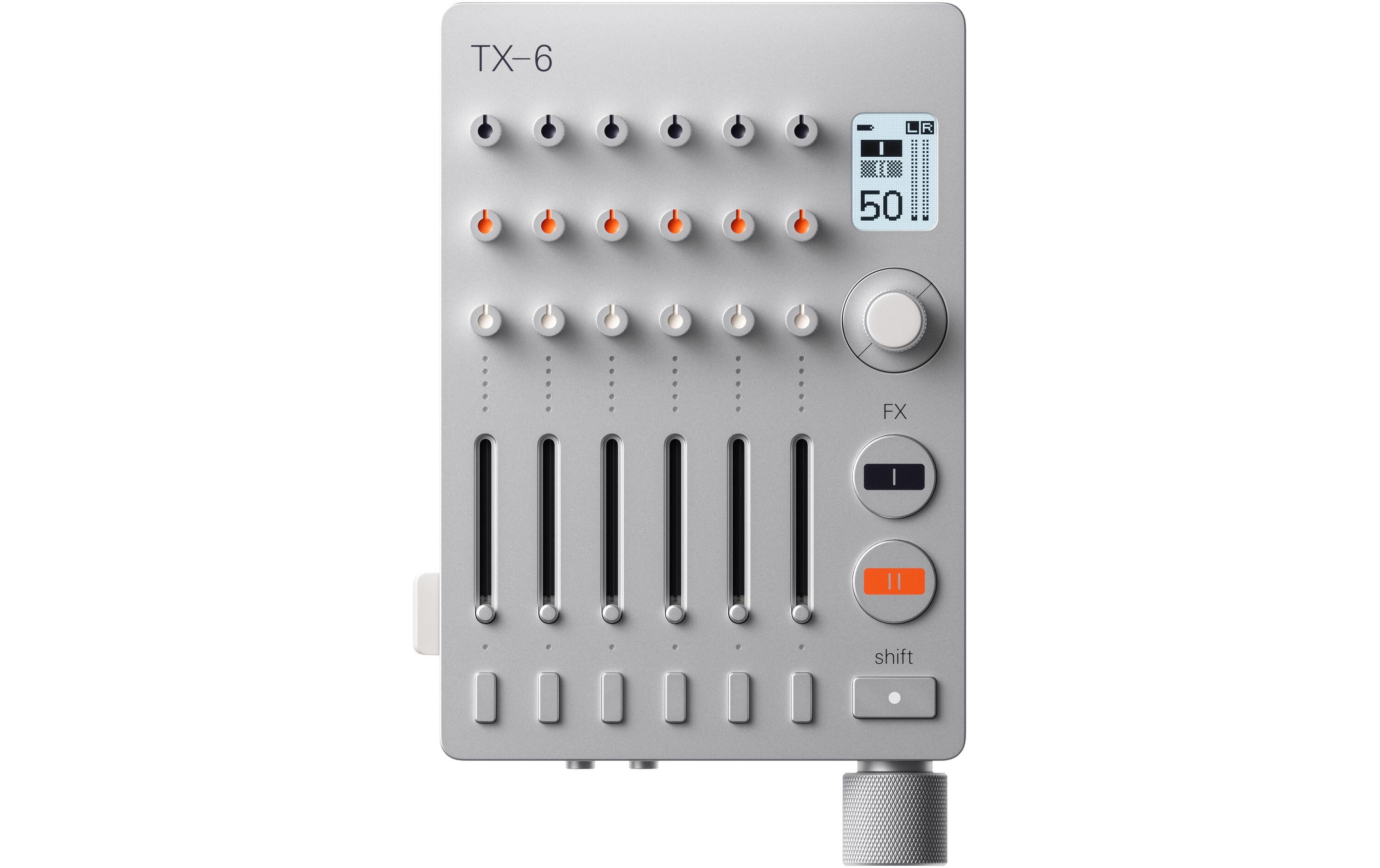 DJ-Mixer TX-6<br>Ultra-kompakter Feldmixer und Mehrkanal-Audiointerface