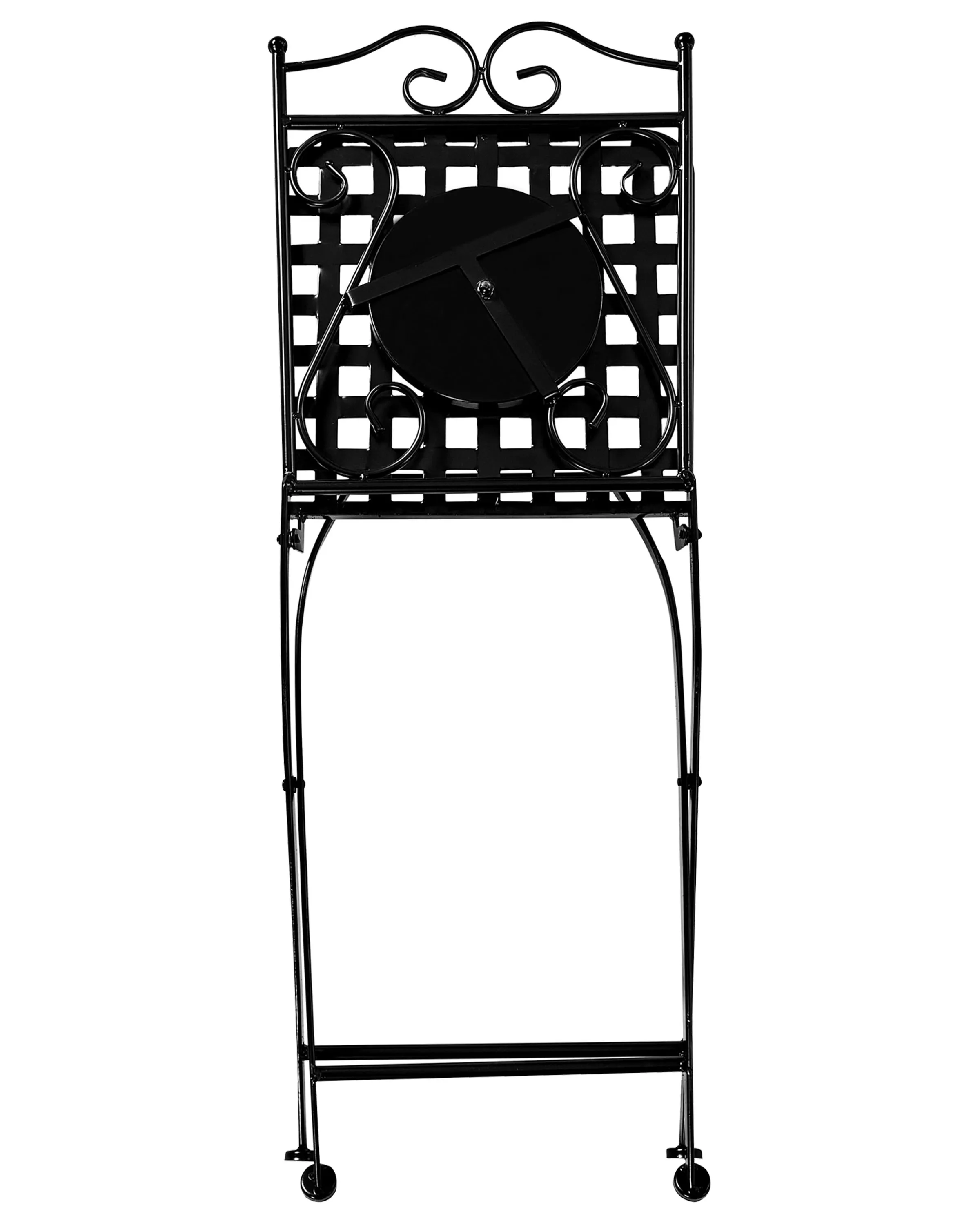 Set van 2 tuinstoelen CARPINO Metaal Zwart