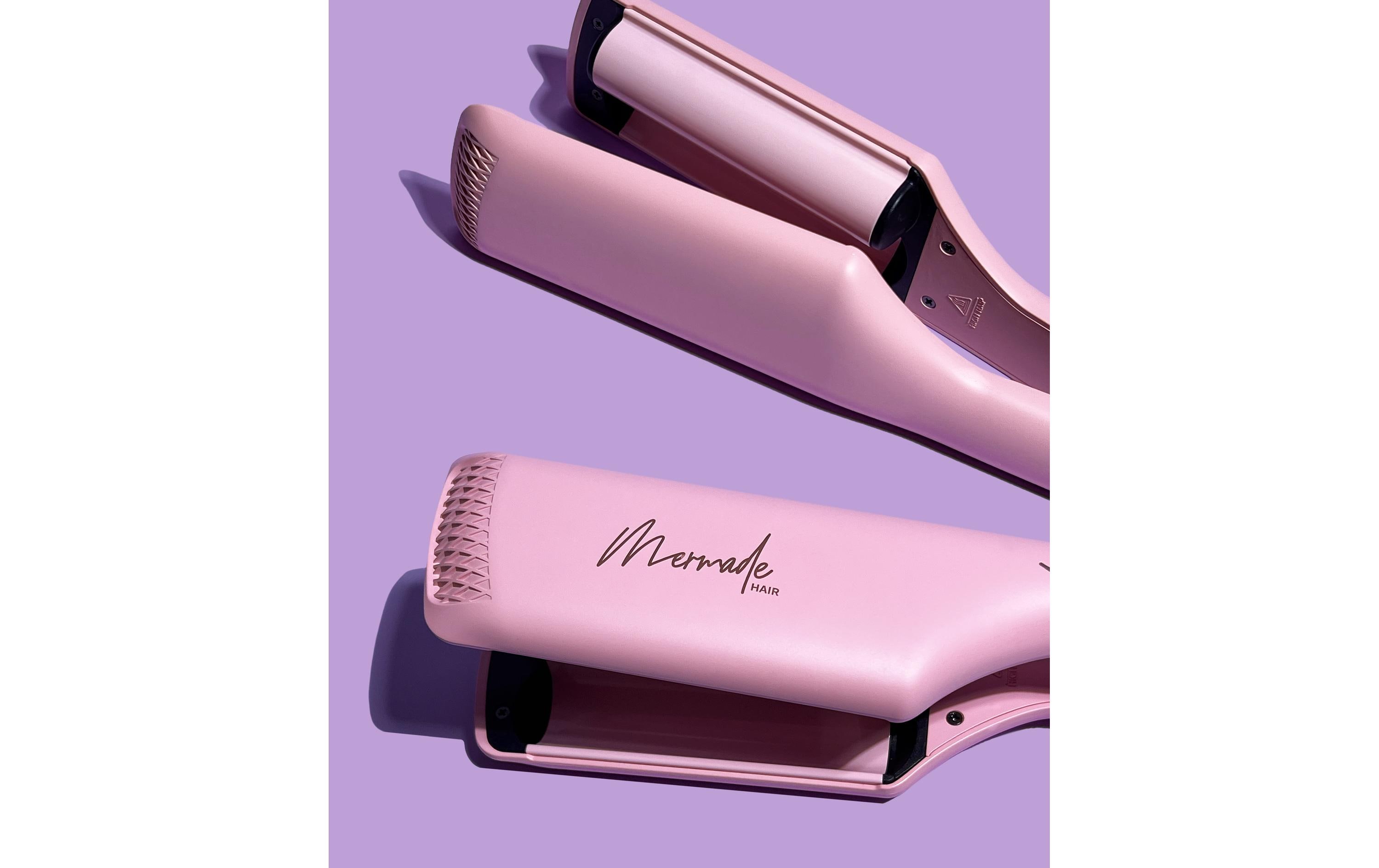 Welleneisen Double Waver PinkWelleneisen mit ionischen Keramikplatten