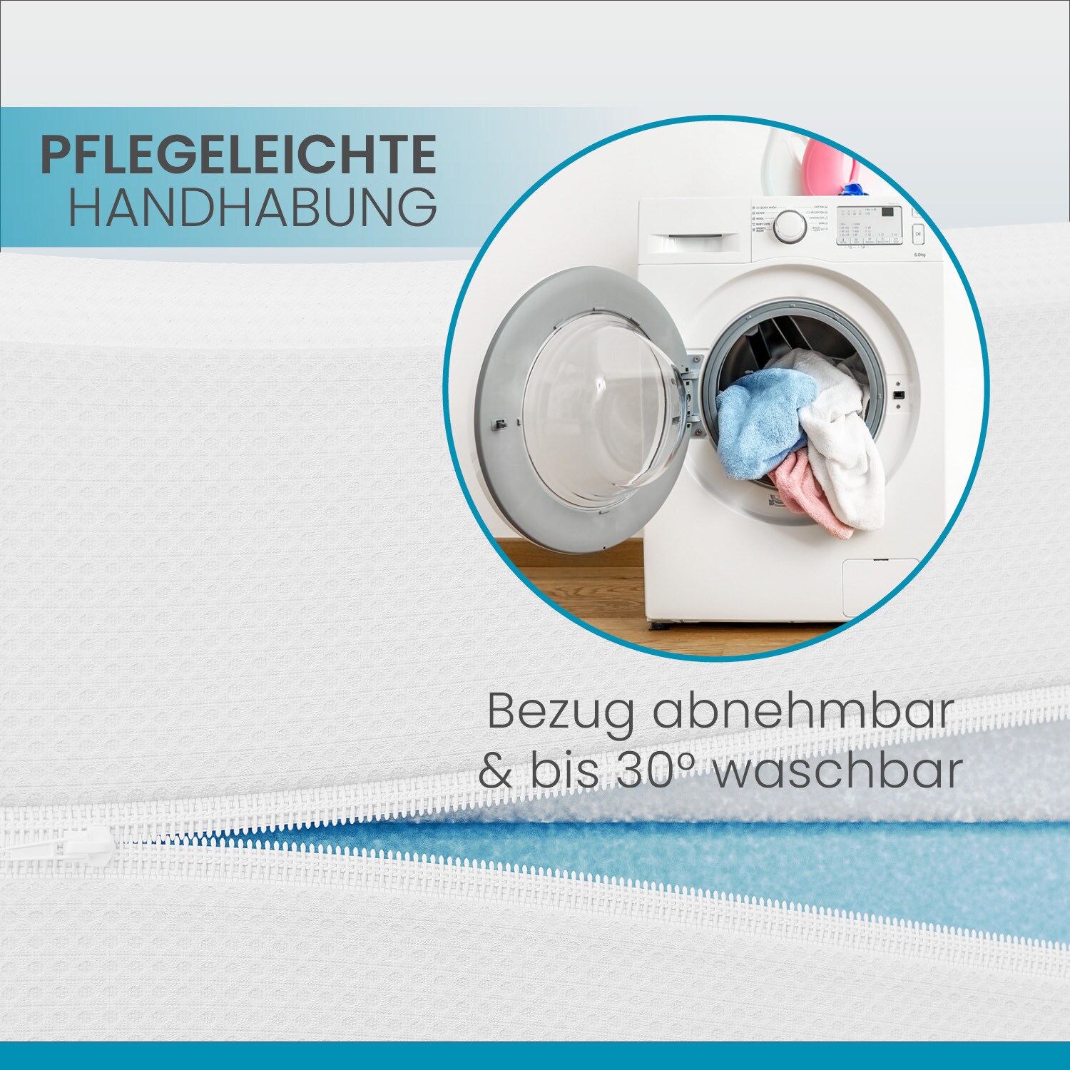 Bestschlaf Visko-Gelschaum Wendeauflage