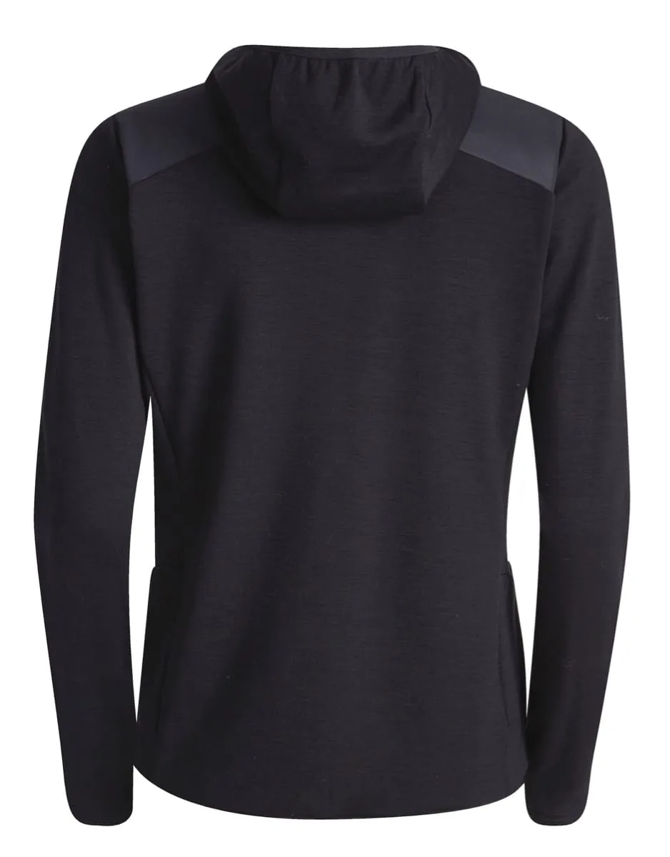 Lundhags Women's Padje Merino Block Hoodie Black