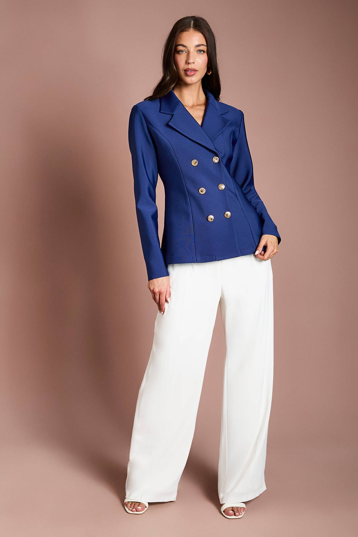 Coast Blazer Bandage À Double Boutonnage